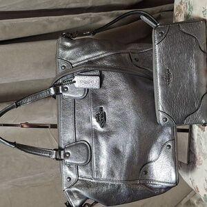 Coach Mickie Handbag And Wallet